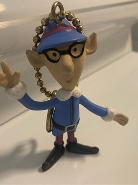 Rudolph Misfit Toys Tall Elf Collectible Figure Vintage 2002 Clip On keychain